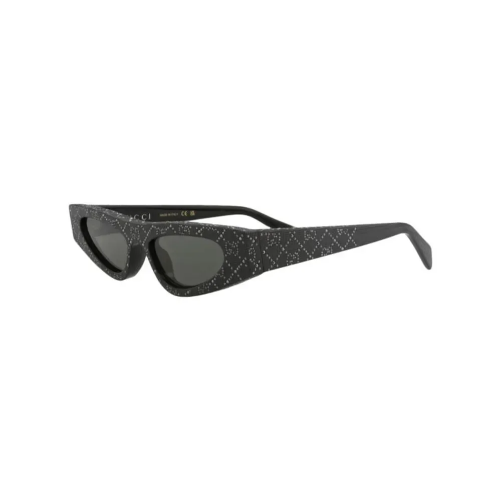 Gucci Cat Eye-Frame Recycled Acetate Sunglasses Black Womens